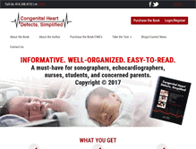 Tablet Screenshot of heartdefectssimplified.com